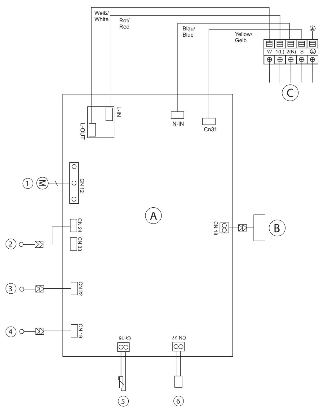 REMKO ML 525DC - Schéma de câblage électrique - 1