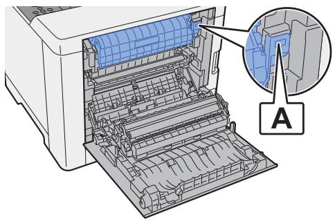 KYOCERA ECOSYS P5021CDW - Ouvrir le capot (A). - 1