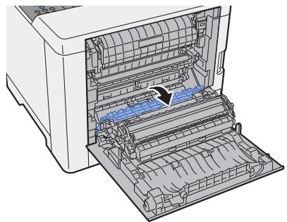 KYOCERA ECOSYS P5021CDW - Ouvrir le capot d'alimentation (B). - 3