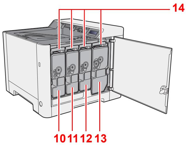 KYOCERA ECOSYS P5021CDW - Nomenclature (connecteurs/intérieur) - 5