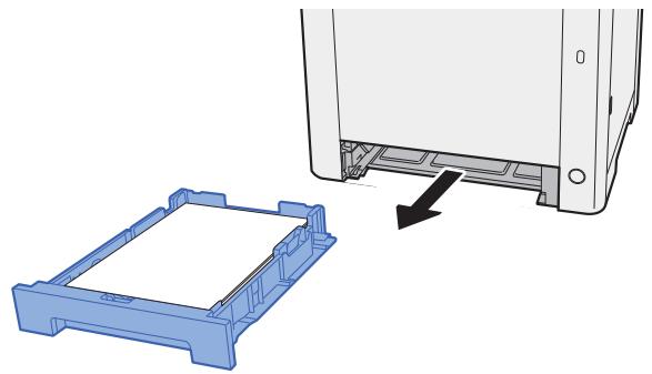 KYOCERA ECOSYS P5021CDW - Tirer le magasin 1 jusqu'à ce qu'il se bloque. - 1
