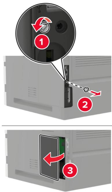 LEXMARK MS725DVN - Installation d'un disque dur sur l'imprimante - 2