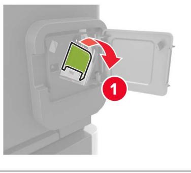 LEXMARK MS725DVN - Remplacement de la cartouche d'agrafes dans l'unité de finition d'agrafage - 2