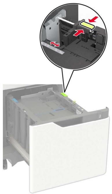 LEXMARK MS725DVN - Chargement du papier au format A4, Lettre, Légal, Oficio et Folio - 4