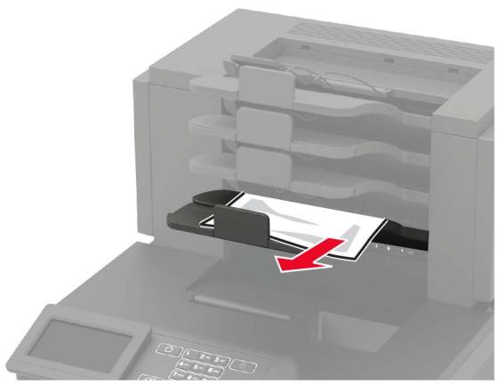 LEXMARK MS725DVN - Bourrage papier dans le réceptacle de la boîte à lettres - 1