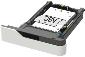 LEXMARK MS725DVN - Chargement du bac 250 feuilles ou 550 feuilles - 11