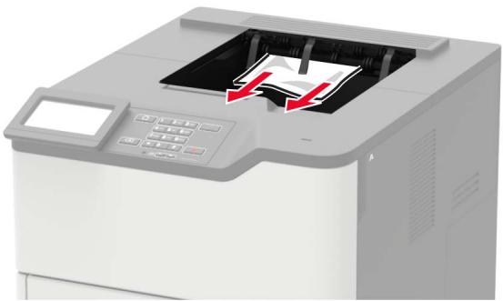 LEXMARK MS725DVN - Bourrage papier dans le réceptacle standard - 1