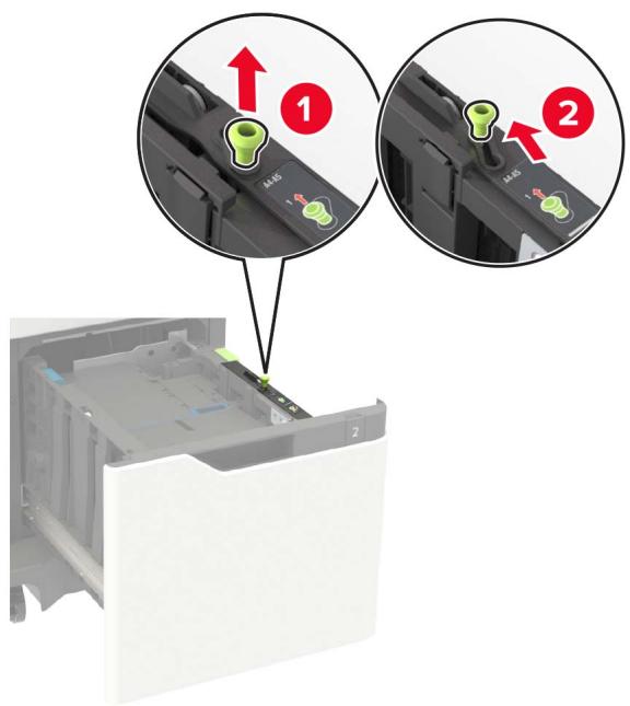 LEXMARK MS725DVN - Chargement du papier au format A4, Lettre, Légal, Oficio et Folio - 1
