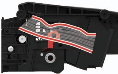 LEXMARK MS725DVN - Traînées noires verticales et images manquantes - 2