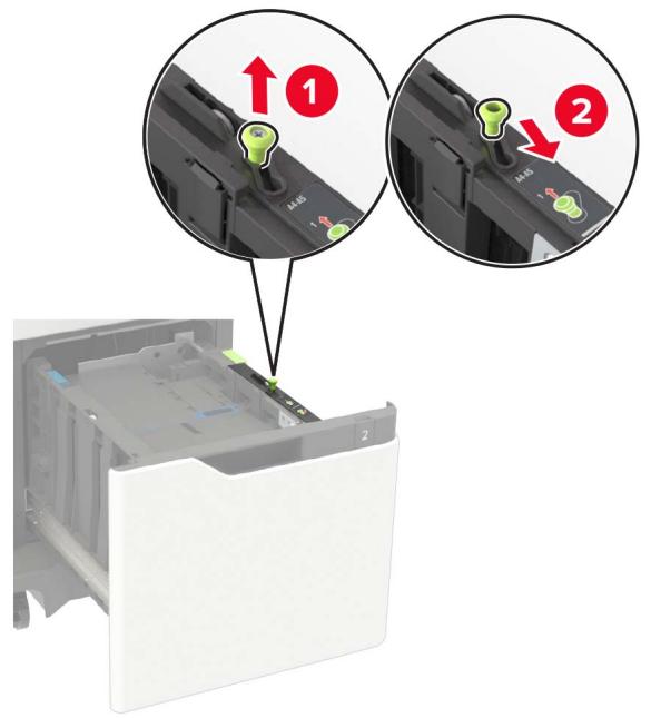 LEXMARK MS725DVN - Chargement du papier au format A5 - 1