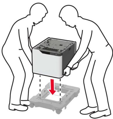 LEXMARK MS725DVN - Installation du bac 2 100 feuilles - 4