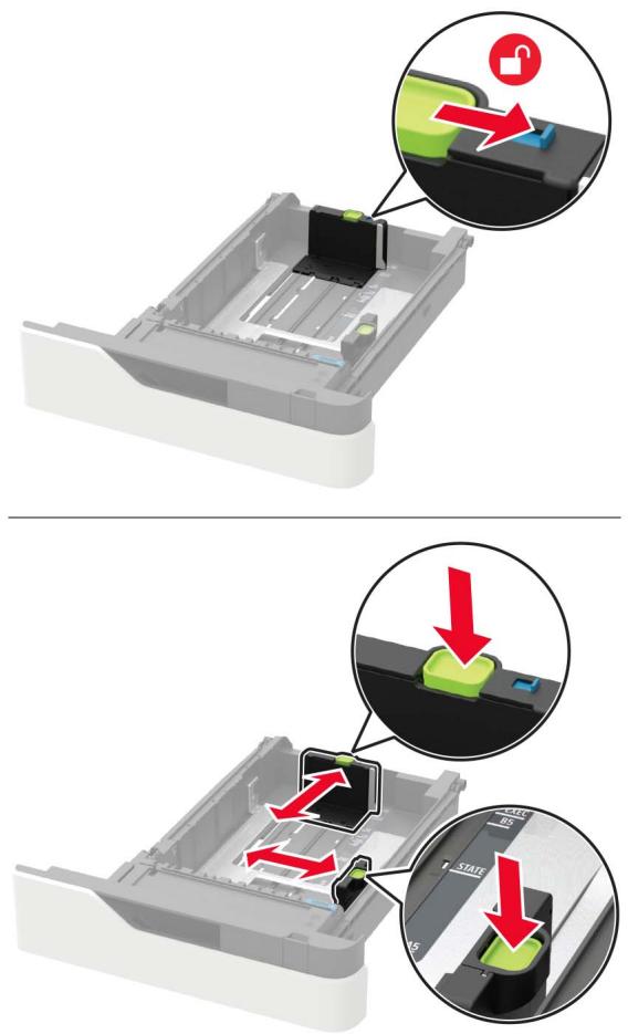 LEXMARK MS725DVN - Chargement du bac 250 feuilles ou 550 feuilles - 3