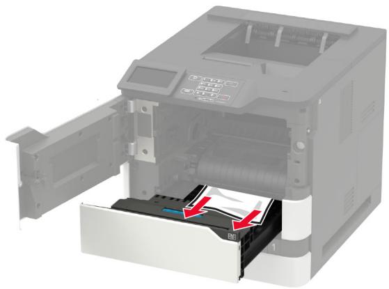 LEXMARK MS725DVN - Ouvrez la porte A. - 5