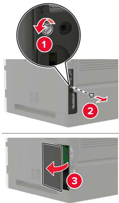 LEXMARK MS725DVN - Installation d'une carte en option - 2