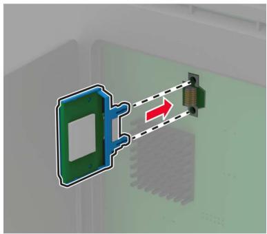 LEXMARK MS725DVN - Installation d'une carte en option - 3