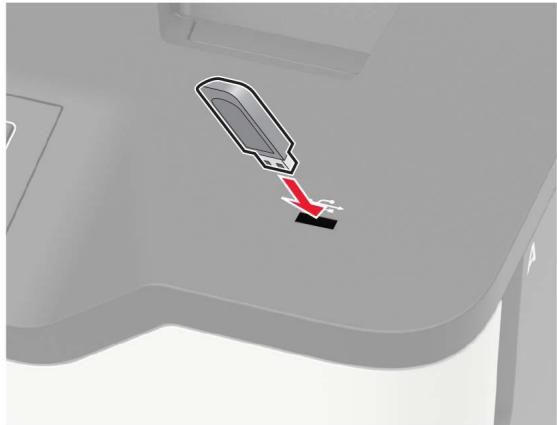 LEXMARK MS725DVN - Impression à partir d'un lecteur flash - 1