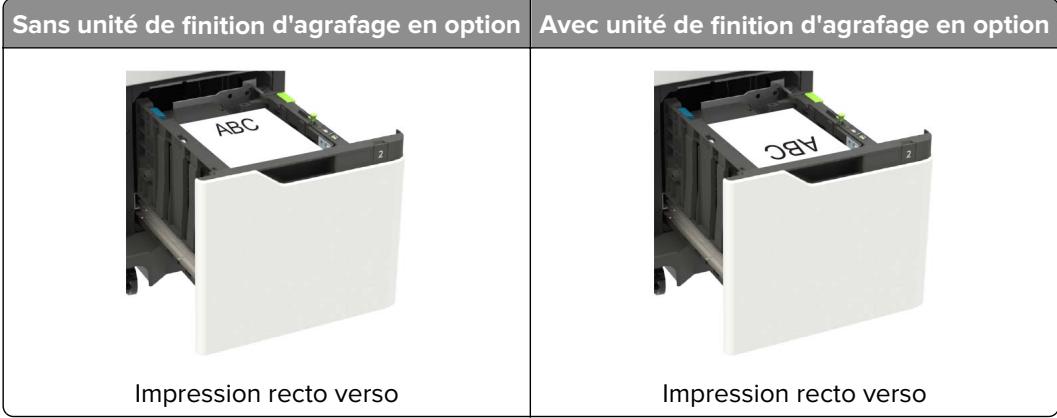LEXMARK MS725DVN - Chargement du papier au format A4, Lettre, Légal, Oficio et Folio - 8