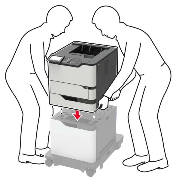 LEXMARK MS725DVN - Installation du bac 2 100 feuilles - 6