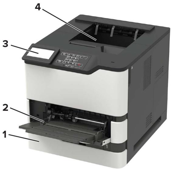 LEXMARK MS725DVN - Modèle de base - 1