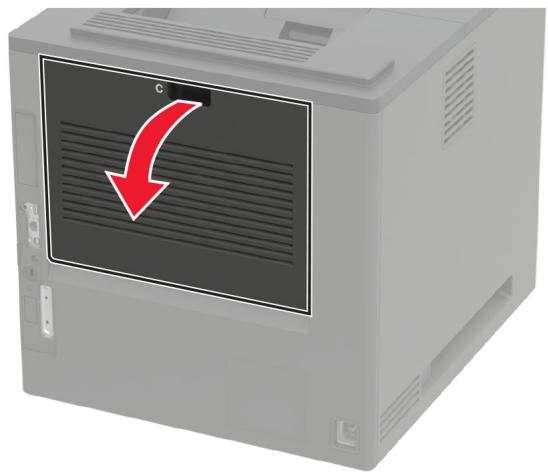 LEXMARK MS725DVN - Bourrage papier derrière la porte C - 2