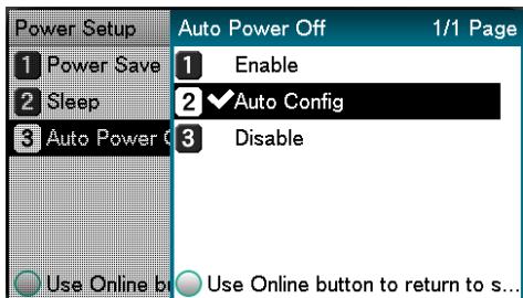 OKI PRO9542DN - Sélectionner [Activer (Enable)] ou [Réglage Auto (Auto Config)], et appuyer sur [OK (OK)]. - 1