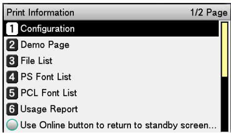 OKI PRO9542DN - Quand [Détails de configuration (Configuration)] a été sélectionné, appuyer sur [OK (OK)]. - 1