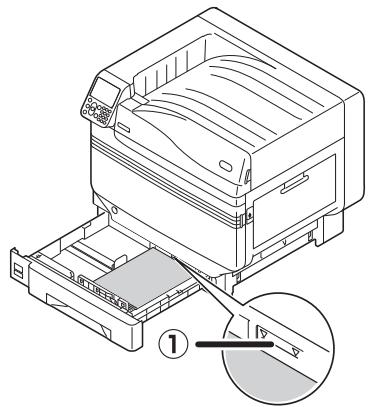 OKI PRO9542DN - Mettre le papier avec la face à imprimer vers le bas. - 2