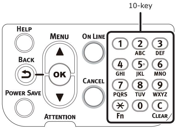 OKI PRO9542DN - Utilisation du Clavier à 10 touches - 1