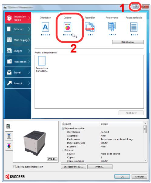 KYOCERA ECOSYS P8060CDN - Aide du pilote d'imprimante - 1