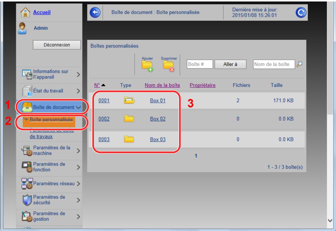 KYOCERA ECOSYS P8060CDN - Afficher l'écran. - 1