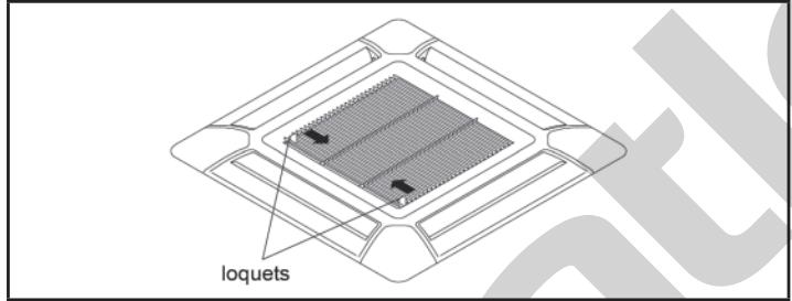 FUJITSU AOYG45LBLA6 - Mise en place de la façade sur le corps de l'appareil - 1
