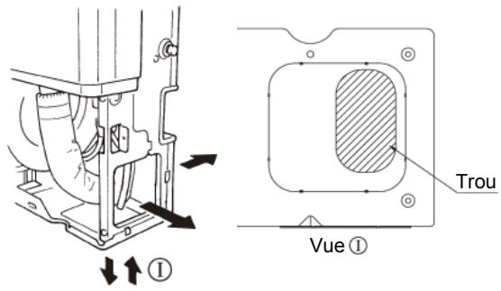 FUJITSU AOYG45LBLA6 - Percement en vue du passage des liaisons frigorifiques - 1