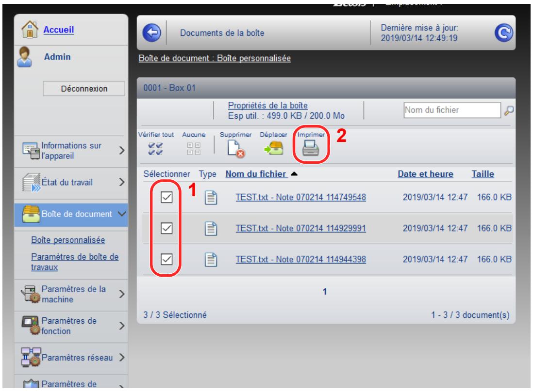 KYOCERA ECOSYS P3260DN - Imprimer le document. - 1