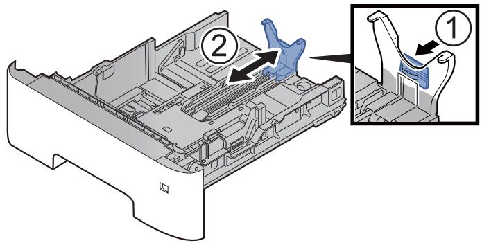 KYOCERA ECOSYS P3260DN - Régler le format du magasin. - 2