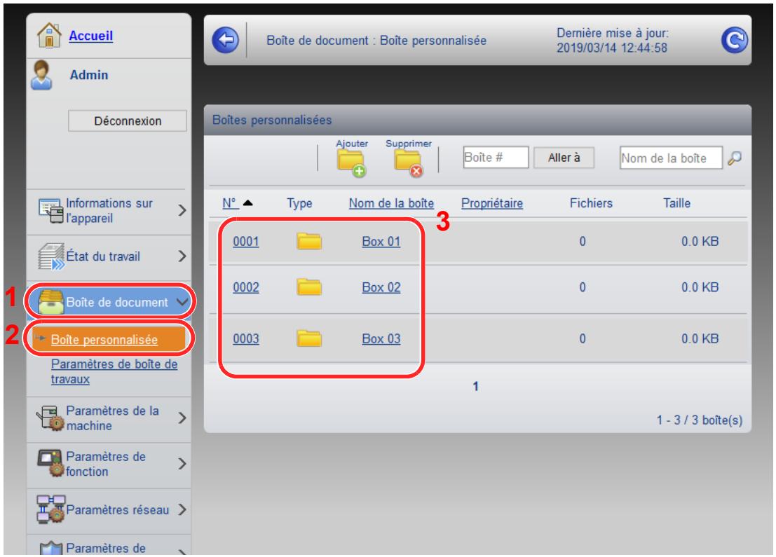 KYOCERA ECOSYS P3260DN - Afficher l'écran. - 1