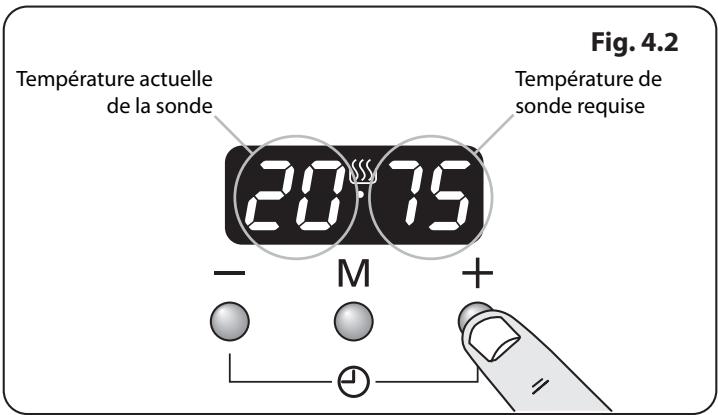 AGA LIVING MASTERCHEF DELUXE 110 INDUCTION - Régler la température de la sonde pour arrêter le four - 5