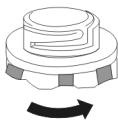 CATA MD7010WH - Replacement of the oven light bulb - 4