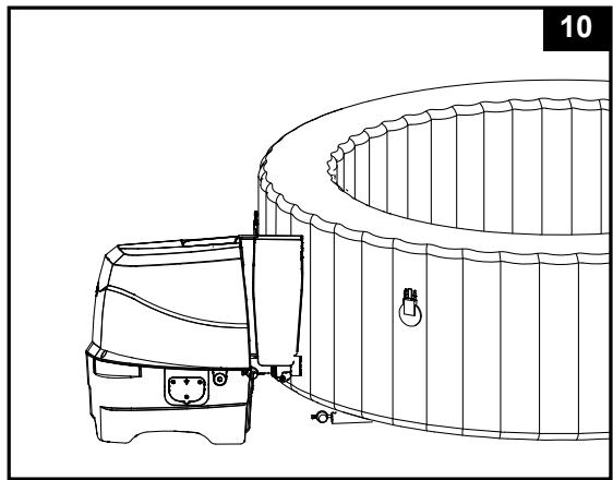 INTEX PURESPA 28408EX - Installer l'unité de contrôle du spa - 2