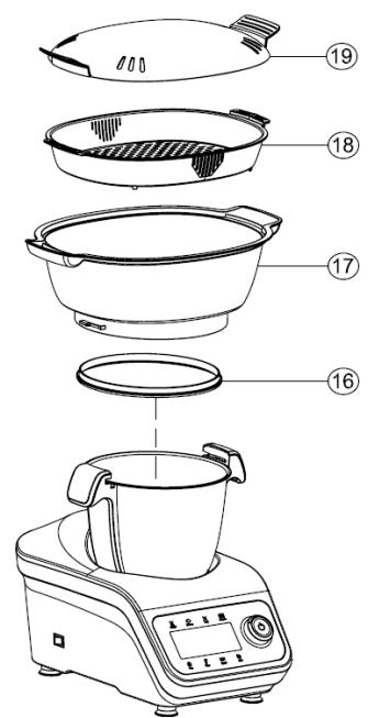 COMPACT COOK PRO - Grand panier vapeur (option 1) - 2