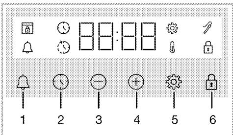 BEKO BBIM18300XPE - BBIM18300XSE - Avertissements généraux sur l'unité de commande du four - 1