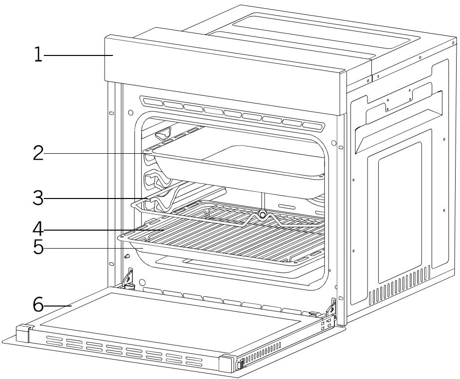 CONTINENTAL EDISON CEF60PBIX - I - Description de l'appareil - 1
