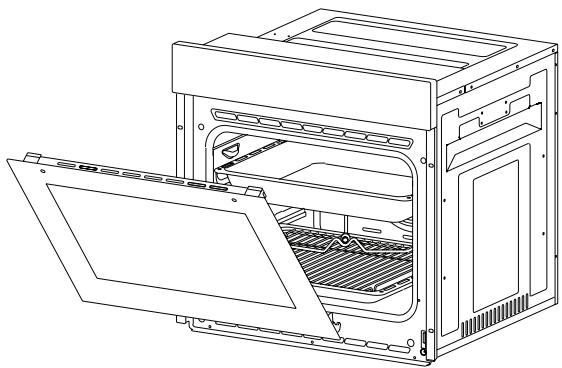 CORBERO CCHS200MFX - Cleaning And Mounting Oven Door - 2