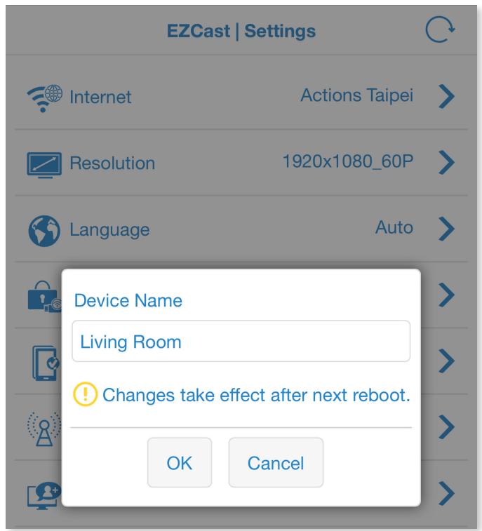 AMAZON ECHO - Select your EZCast device - 2