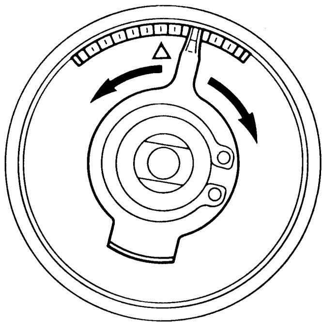 HUSQVARNA 3310 - SETTING THE UPPER STOP-RIGHT POSITION OF THE NEEDLE - 1