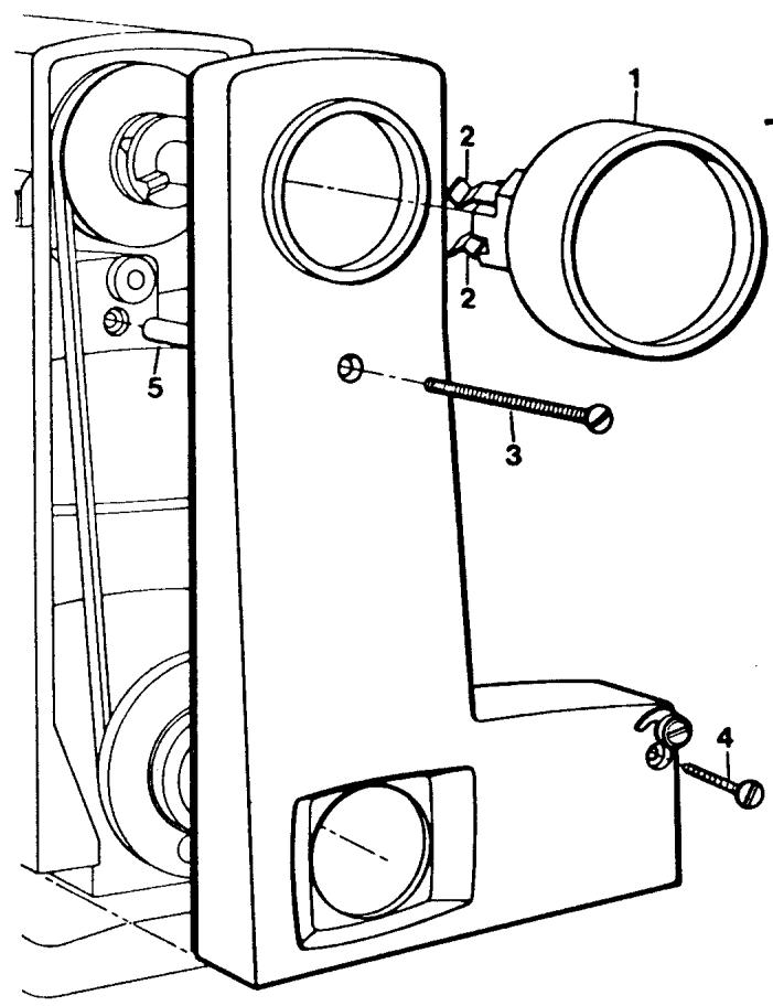HUSQVARNA 3310 - BACK COVER - 2