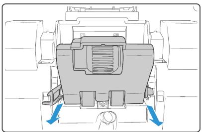 XEROX DOCUMATE 4790 - Reemplacement du MODULE de rouleauxs d'alimentation - 2