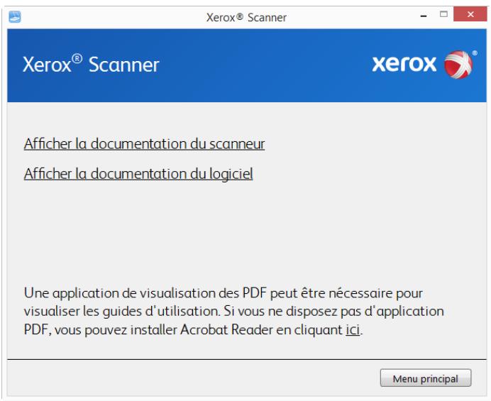 XEROX DOCUMATE 4790 - Consultation des guides de l'utilisateur - 1