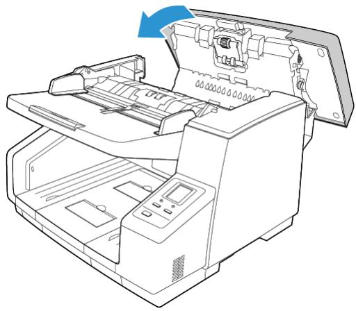 XEROX DOCUMATE 4790 - Installation du rouleau de protection contre une alimentation multiple - 6