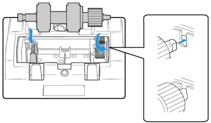 XEROX DOCUMATE 4790 - Installation du rouleau de protection contre une alimentation multiple - 3