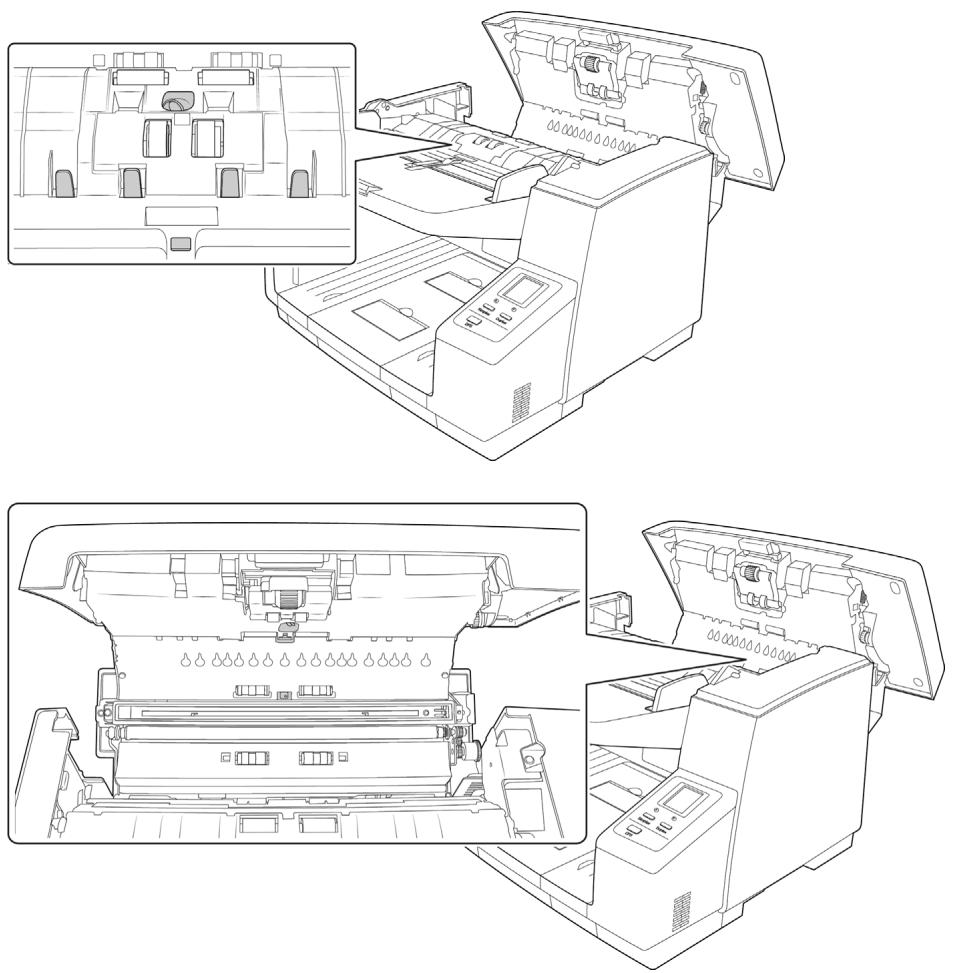 XEROX DOCUMATE 4790 - Nettoyage des capteurs de l'aad - 3